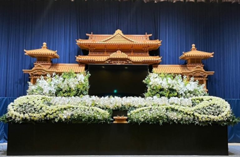 しらた斎場 塩屋崎 合掌コース祭壇